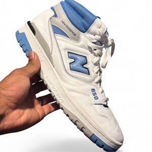 Heritage White Blue New Balance 650s